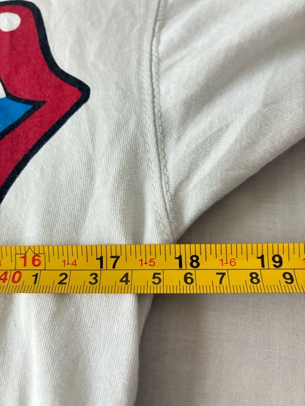 Zara The Rolling Stones Girls Crew Neck White T-Shirt